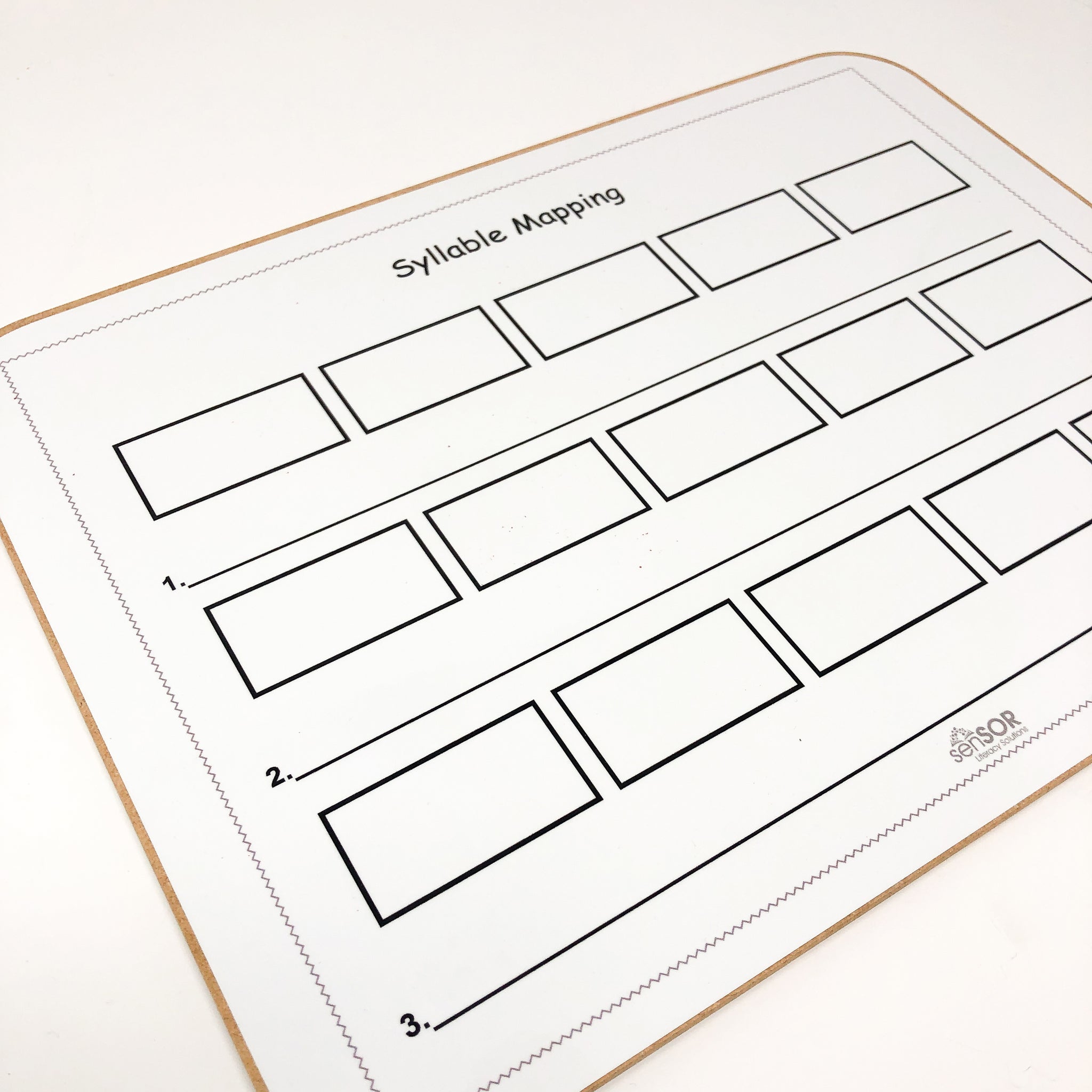 Sound Mapping and Syllable Mapping Boards – SenSOR Literacy Solutions