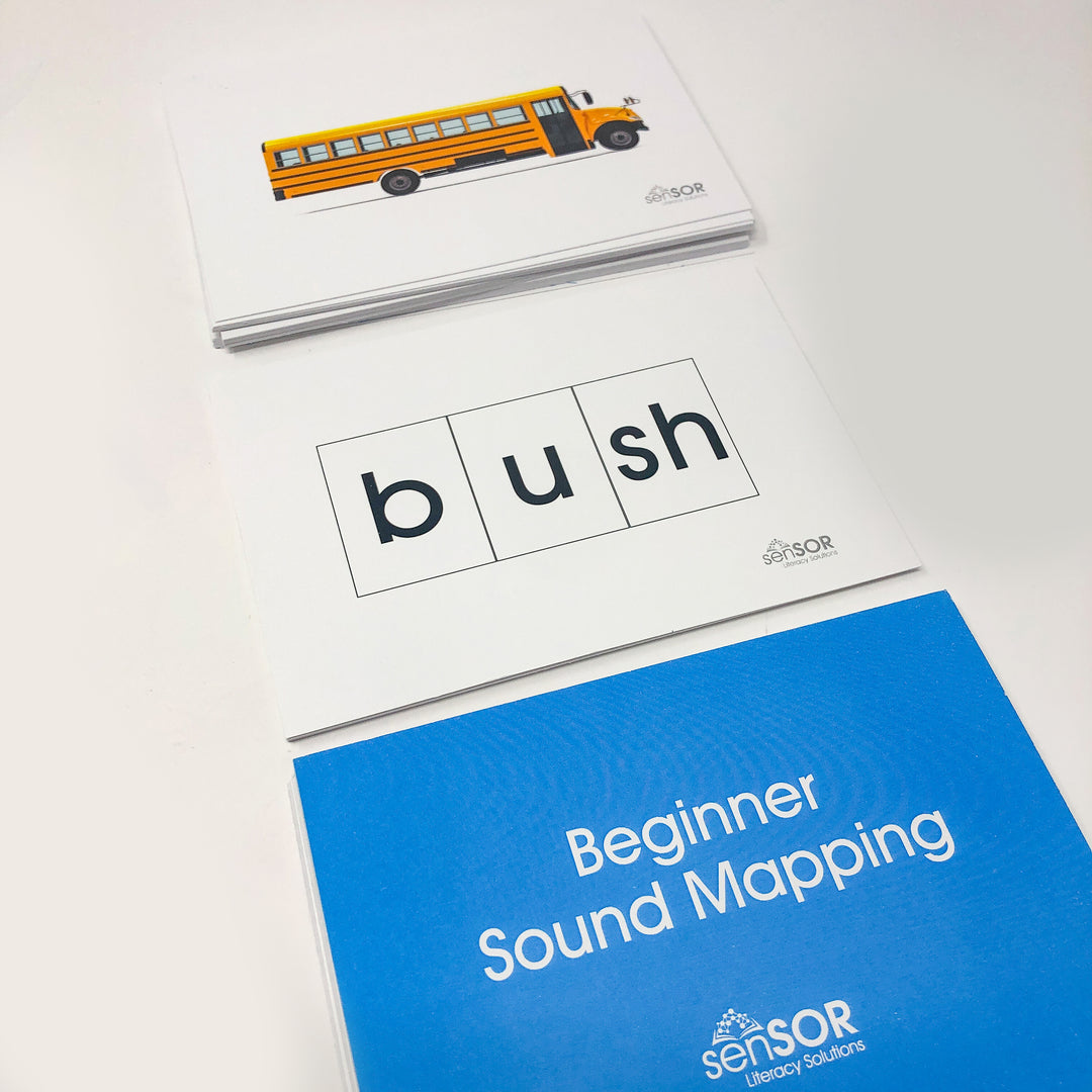 Sound Mapping Board with Beginner Sound Mapping Cards SenSOR Literacy