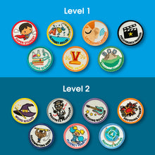 Load image into Gallery viewer, Reading Scientist Lab Coats and Achievement Patches (Set of 6)
